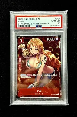 PSA 10 Nami ST01-007 Winner Promo Standard Battle ONE PIECE 2022 Japanese Card - Image 1