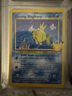 Shining Magikarp Celebrations Pokemon Card 66/64 Lp Holo Rare - Image 1