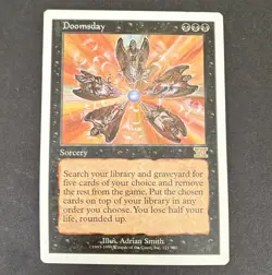 Wizards of the Coast Doomsday MTG Urza's Destiny Sorcery Black EN 1999 #121/350 - Image 1