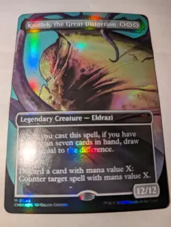 Foil Kozilek, the Great Distortion - Showcase - Commander Masters - Magic - MTG - Image 1
