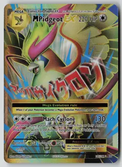 M Pidgeot EX 105/108 Ultra Rare Evolutions Pokemon LP - Image 1