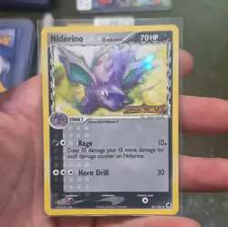 Pokemon TCG Nidorino Delta Species Dragon Frontiers Reverse Holo 35/101 EN - Image 1