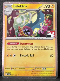 Eelektrik 031/086 Holo Uncommon Prize Pack Series Cards Pokemon Near Mint - Image 1