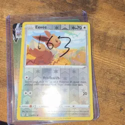 Pokemon Company Eevee 125/203 SWSH07 Evolving Skies Reverse Holo 70HP - Image 1