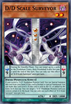 D/D Scale Surveyor BLMM-EN042 1st ED Yu-Gi-Oh! ULTRA RARE - Image 1