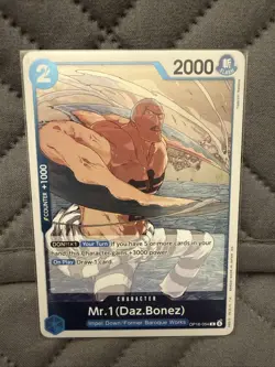 Mr.1(Daz.Bonez) OP16-054 R The Time of Battle Foil English One Piece - Image 1