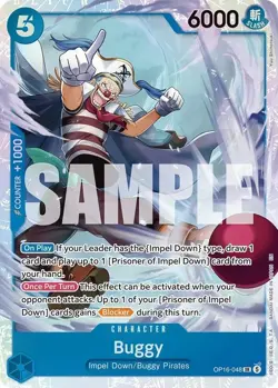 One Piece TCG - Buggy OP16-048 SR The Time of Battle ENG NM - Image 1