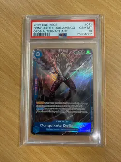Donquixote Doflamingo (OP01-073 R ALT) PSA 10 (75984082) One Piece - Image 1
