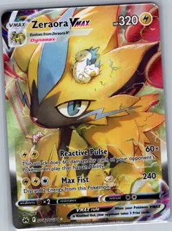 Zeraora VMAX GG42/GG70 Crown Zenith: Galarian Gallery - Pokemon Card - NM - Image 1