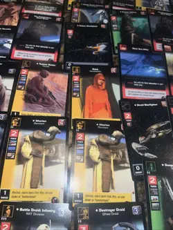 Young Jedi Star Wars CCG Card Game Open Packs With Box Unplayed Card Lot 1 - Image 2
