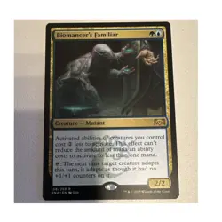 Wizards of the Coast MTG Biomancer's Familiar RNA Rare 158/259 Blue Green EN 2/2 - Image 1
