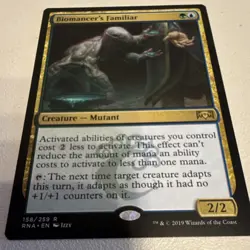 Wizards of the Coast MTG Biomancer's Familiar RNA Rare 158/259 Blue Green EN 2/2 - Image 2