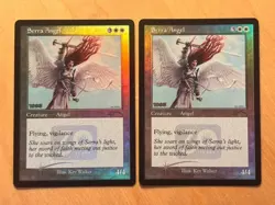 Magic the Gathering MTG 1x Serra Angel Retro Frame Foil 30th Anniversary Promos - Image 1