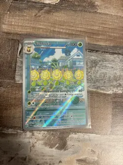 Pokemon TCG Sunflora Illustration Rare Card 169/167 Twilight Masquerade NM - Image 1