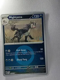 Mightyena - 129/217 (Energy Symbol Pattern): Ascended Heroes Pokemon Holo NM - Image 1