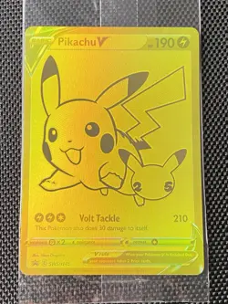 Pokemon TCG Celebrations Pikachu v Gold Pokeball SWSH145/SWSH146 Sealed - Image 2