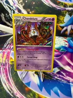 CHANDELURE (COSMOS HOLO) 043/119 BLISTER EXCLUSIVES Holo Promo Pokemon - Image 1