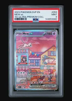 2023 Mew ex #053 151 Ultra Premium Collection Promo PSA Mint 9 Pokemon - Image 1