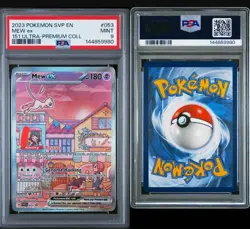 2023 Mew ex #053 151 Ultra Premium Collection Promo PSA Mint 9 Pokemon - Image 3