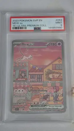 2023 Mew ex #053 151 Ultra Premium Collection Promo PSA Mint 9 Pokemon - Image 4