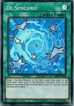 Yugioh De-Synchro HISU-EN044 1st Edition Super Rare NM - Image 1