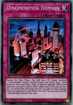 Yugioh Dinomorphia Domain BACH-EN068 1st Edition Secret Rare NM - Image 1