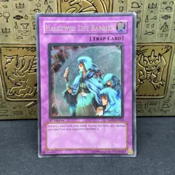Yugioh Hallowed Life Barrier SOD-EN060 Ultimate Rare 1st Edition MP - Image 1