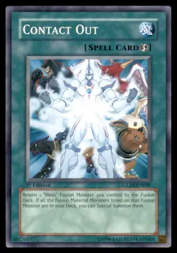Yu Gi Oh! Contact Out GLAS EN045 GLAS 1st Edition Regular - Image 1