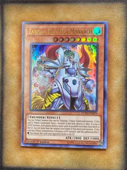 Yugioh Zaborg the Mega Monarch DUPO-EN079 Ultra Rare 1st Ed NM - Image 1