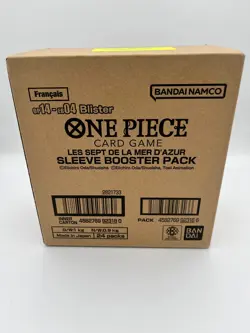 Case 24 Blisters Les Sept De La Mer d’Azur - One Piece OP14 Francais Neuf Scelle - Image 1