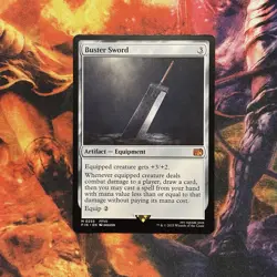 MTG: Magic the Gathering Final Fantasy #255/585: Buster Sword - Mythic Non Foil - Image 1