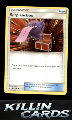 Surprise Box 187/214 Pokemon Uncommon SM - Unbroken Bonds Card NM - Image 1