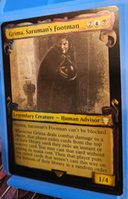 Magic The Gathering MTG Grima Saruman's Footman Showcase Lord of the Rings MiNT - Image 2