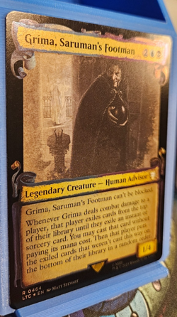 Magic The Gathering MTG Grima Saruman's Footman Showcase Lord of the Rings MiNT - Image 3