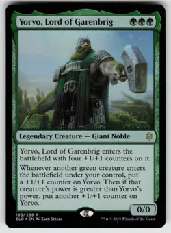 Yorvo, Lord of Garenbrig 185 Throne of Eldraine Magic: The Gathering Foil NM - Image 1