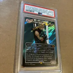 Cloud, Midgar Mercenary 0520 Surge Foil Final Fantasy MTG PSA 10 GEM MINT - Image 2