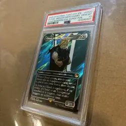 Cloud, Midgar Mercenary 0520 Surge Foil Final Fantasy MTG PSA 10 GEM MINT - Image 3