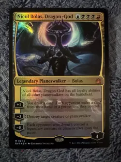 Nicol Bolas, Dragon-God NM* FOIL Ravnica Remastered 0205 mtg -UnltdCards - Image 1