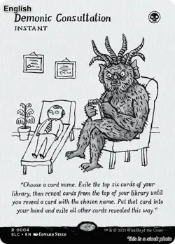 Demonic Consultation EN [SLC - 4] - NM TCG MTG - Image 1