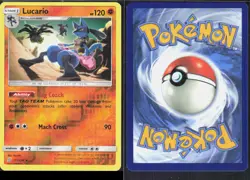 LUCARIO 117/236 R UNIFIED MINDS POKEMON REVERSE HOLO NM/M - Image 1
