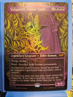 Magic The Gathering MTG - Valgavoth, Terror Eater Showcase FoiL - MiNT - Image 1