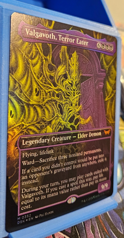 Magic The Gathering MTG - Valgavoth, Terror Eater Showcase FoiL - MiNT - Image 3