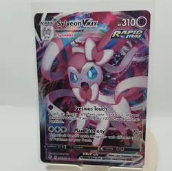 Pokemon TCG Sylveon Vmax SWSH07: Evolving Skies 075/203 Holo Ultra Rare - Image 1