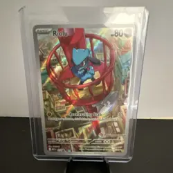 Pokemon Center Riolu MEP Holo 010 Basic EN Pokemon Center Stamped - Image 1