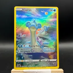 Pokemon TCG Lapras Ultra Rare SWSH: Crown Zenith: Galarian Gallery GG05/GG70 202 - Image 1