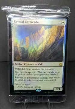 Crystal Barricade -Foil Near Mint MTG Promos: Prerelease Cards - Image 1