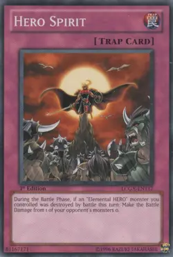 HERO Spirit - LCGX-EN117 - Common - Unlimited Edition Near Mint Legendary Collec - Image 1