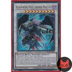Yugioh Blackwing Full Armor Master BLCR-EN064 Ultra Rare 1st Edition NM - Image 1