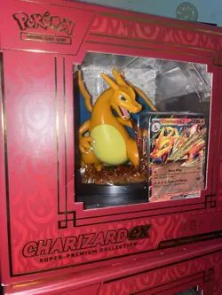 NEW Pokemon TCG: Charizard EX Super Premium Collection (PROMO AND STATUE ONLY) - Image 1