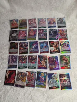 One Piece Ccg Rare Card Lot 30 Cards - Image 1